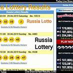 russia lottery results